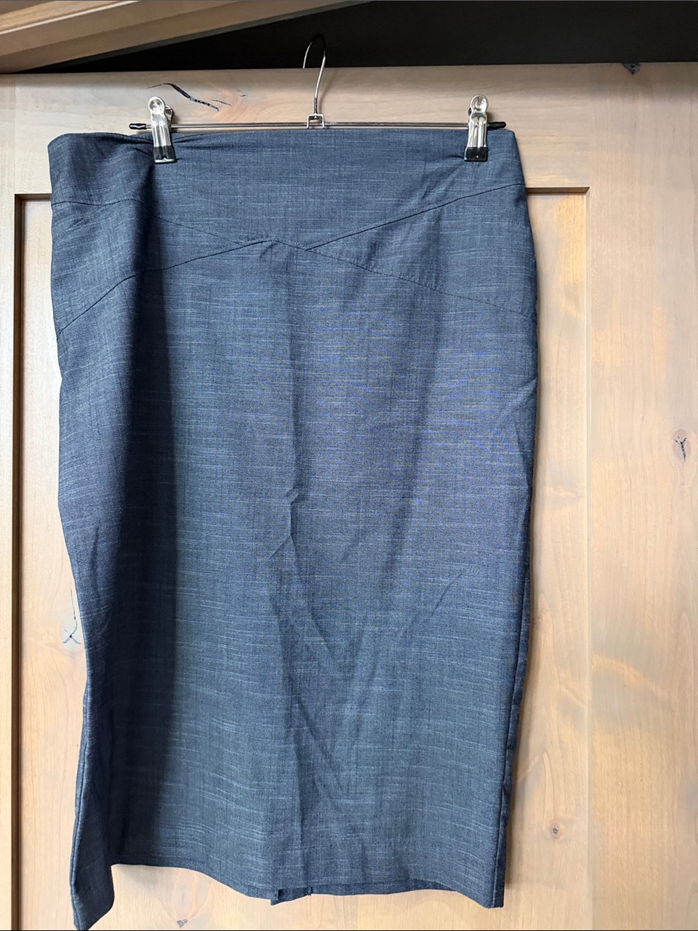 Classic Navy Pencil Skirt - Women's Professional Wear